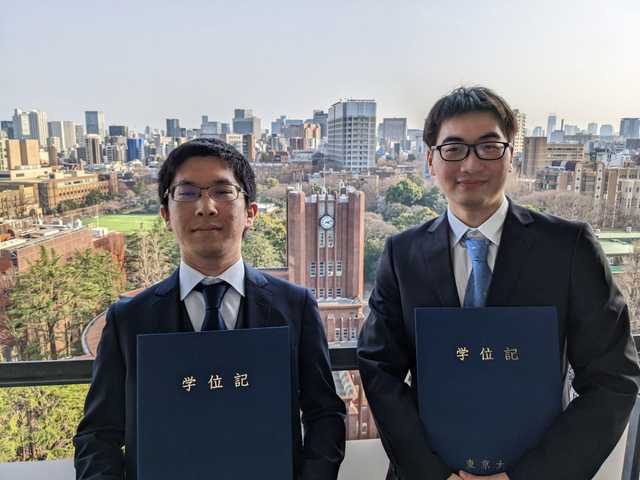Bachelor graduation on March 2022 (Ito, Tsurumoto)